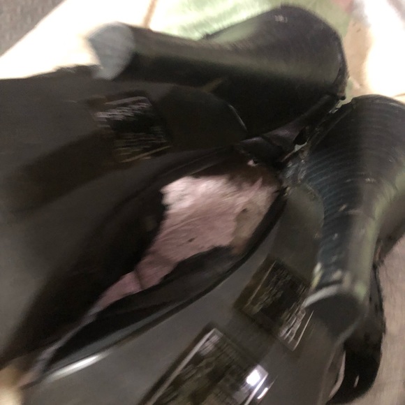 541 Black worn heels platforms size 6 - Picture 5 of 11